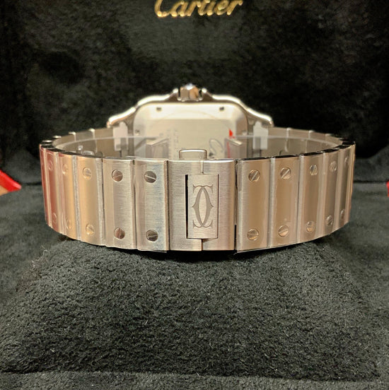 Cartier Santos white dial